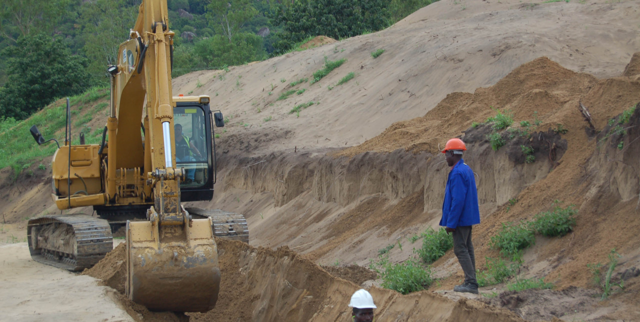 The repair and expansion of the irrigation system in Lifuwu