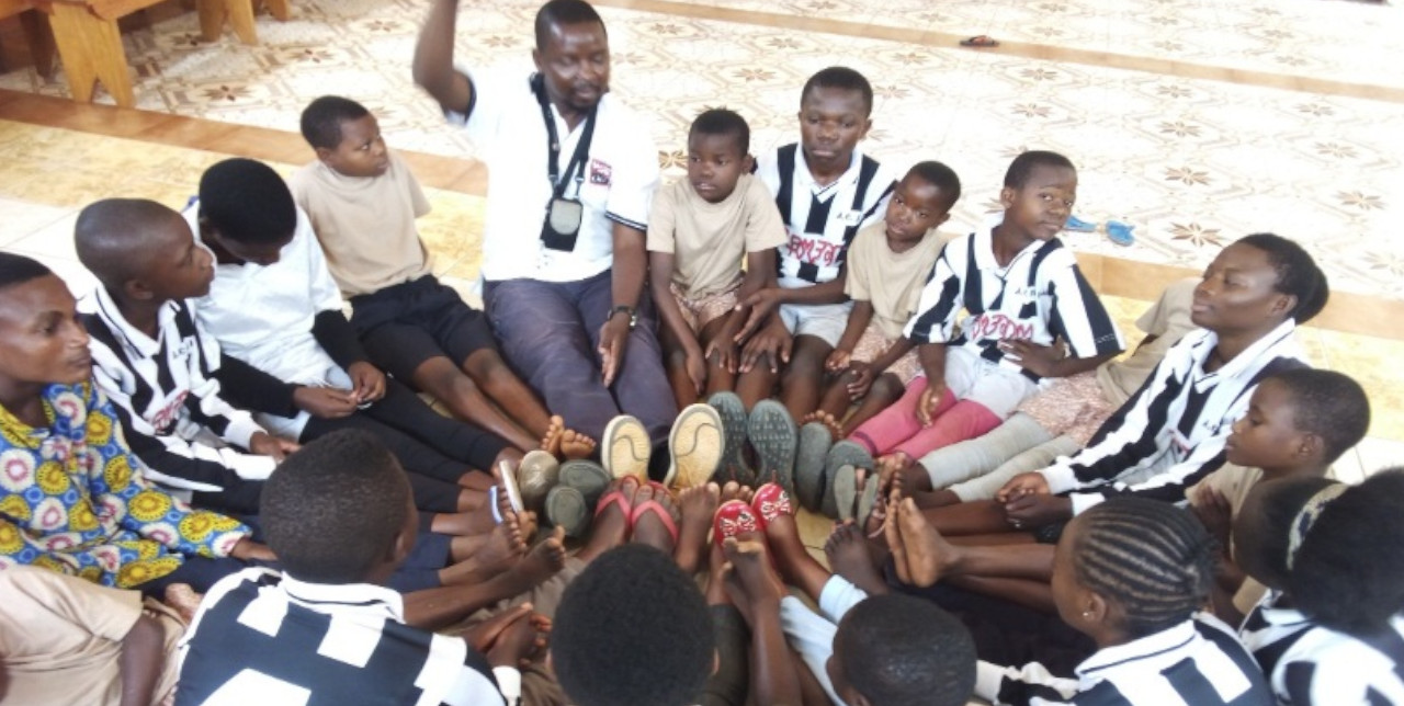 DRC, Upper Katanga. Peace education in Pweto