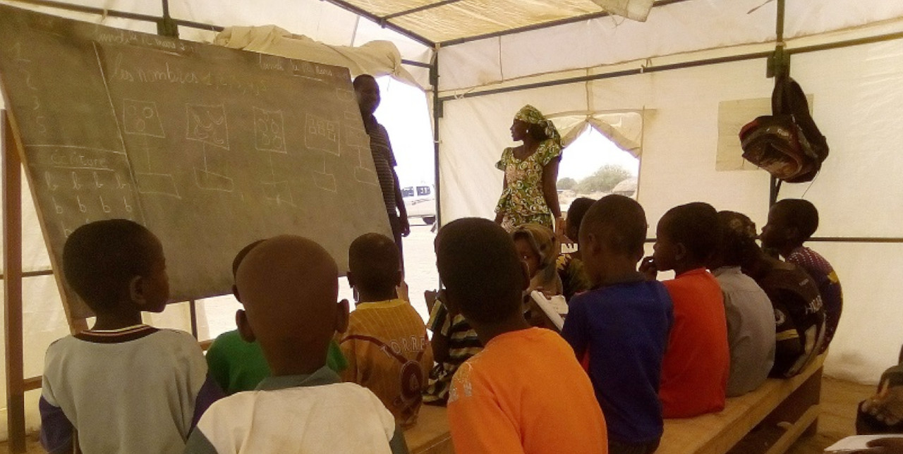 Kananga. L'éducation des enfants rapatriés d'Angola