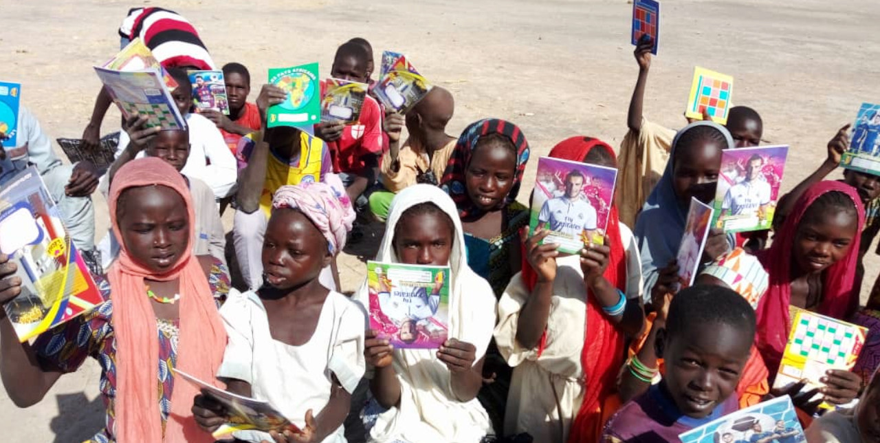 Cameroon. Students pass the secondary school entrance examination