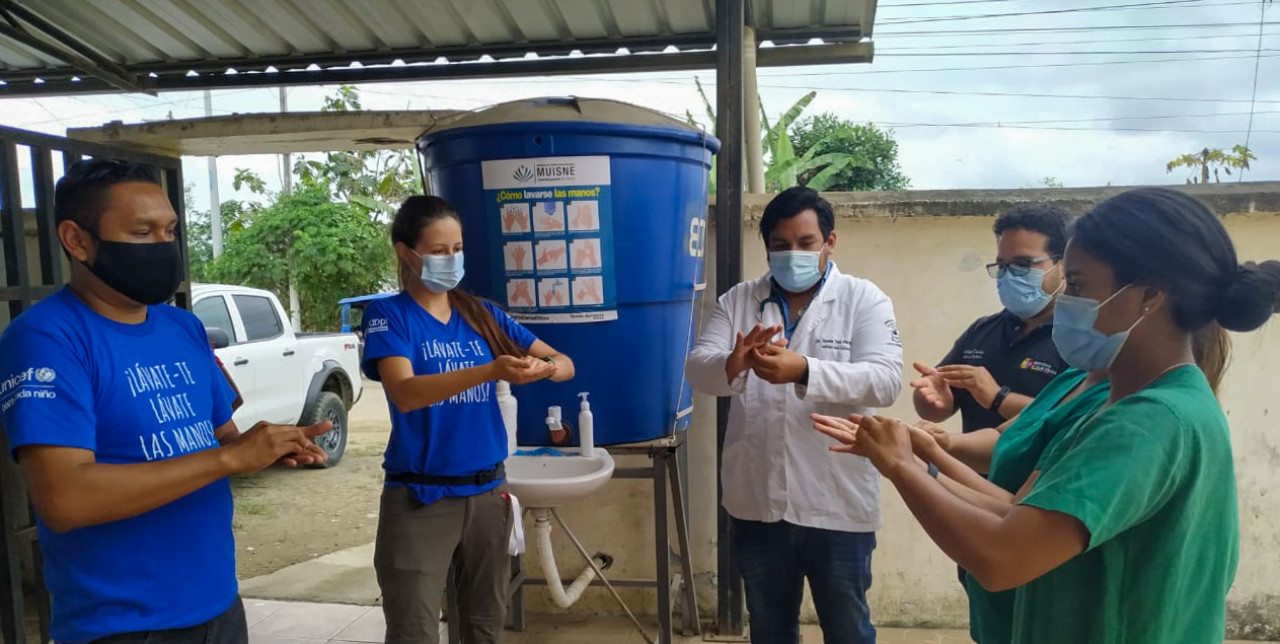 COOPI and UNICEF celebrate World Hand washing Day in Ecuador