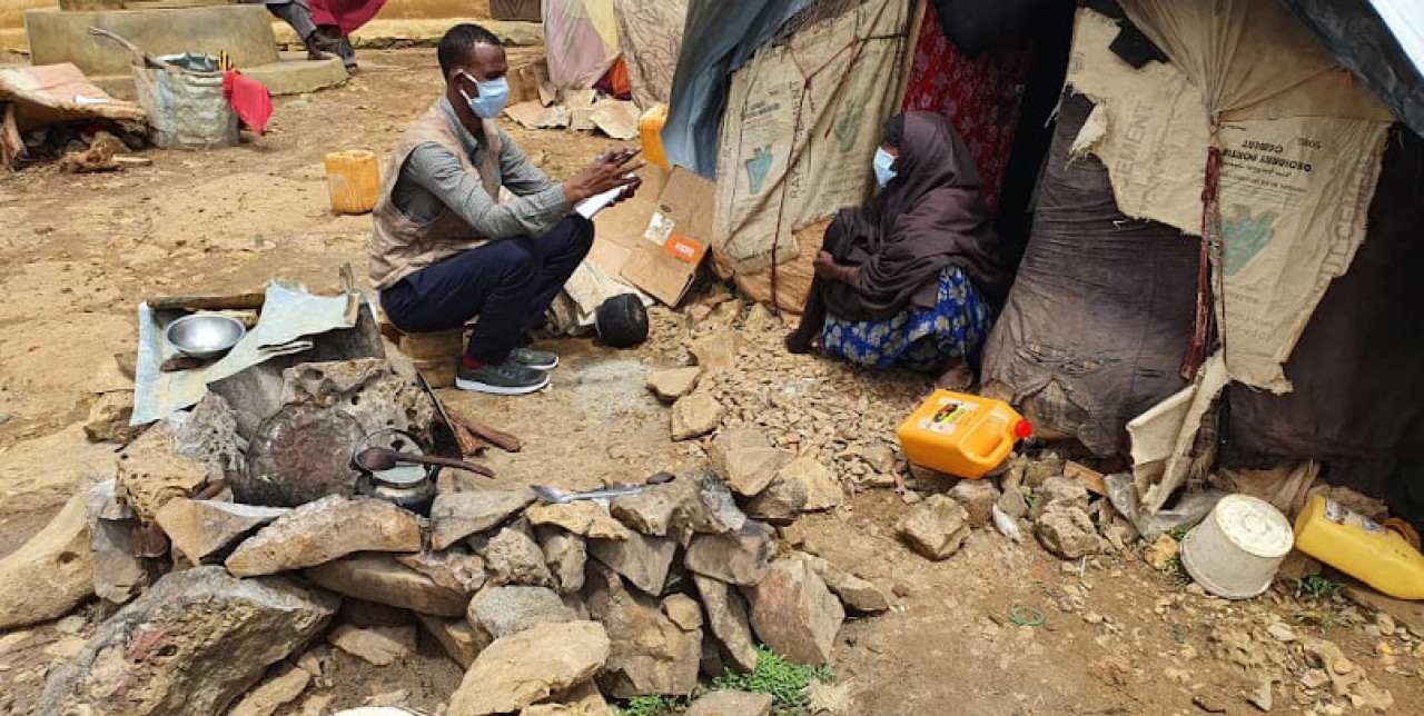 Somalia. Multi-purpose cash support helping Sharifo to feed their children