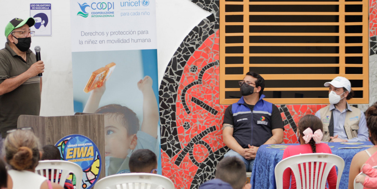 Ecuador. Media interest in COOPI's projects