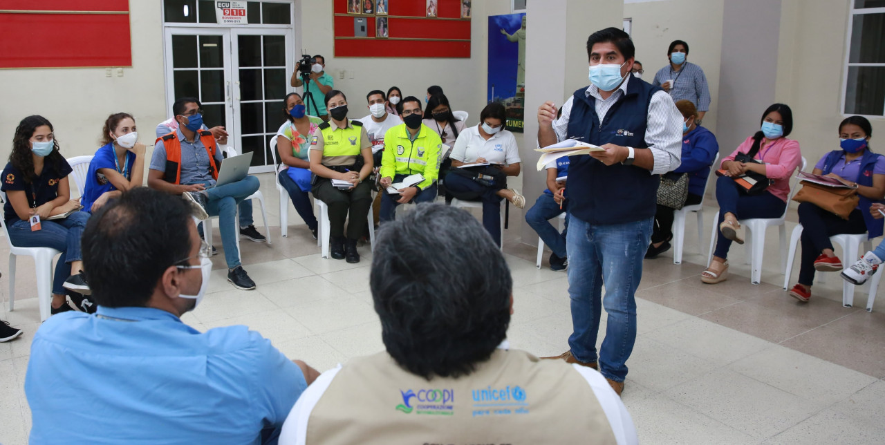 COOPI participa en la Mesa Zonal de Movilidad Humana en la frontera sur de Ecuador