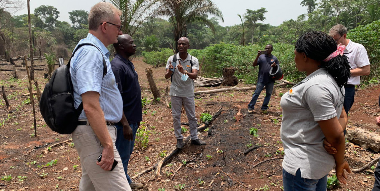 RDC. L'Ambassadeur de l'Union Européenne visite le projet à Bili
