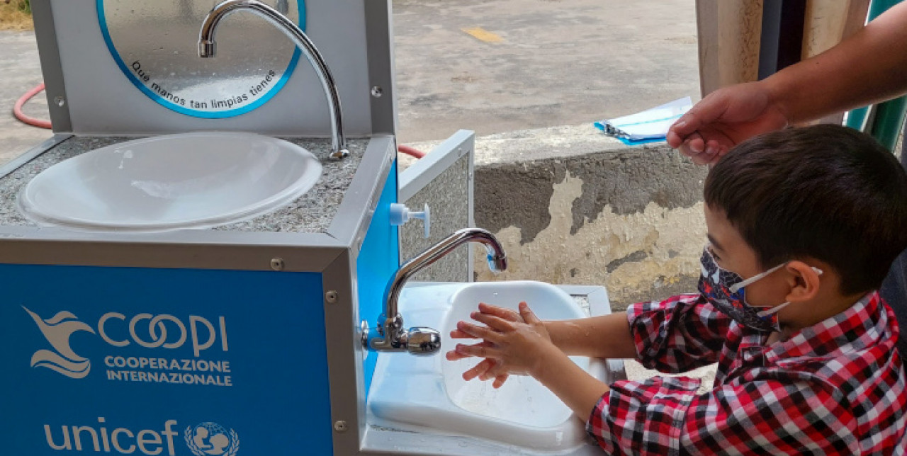Ecuador. COOPI celebrates Global Handwashing Day with UNICEF in Quito