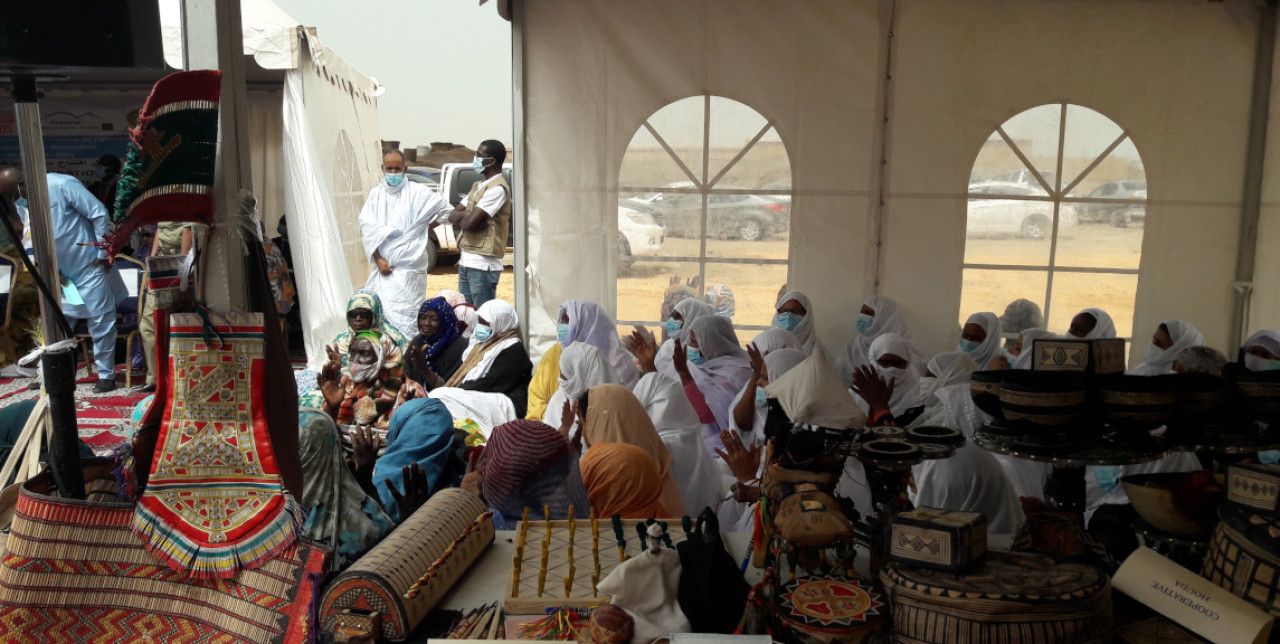 Mauritania. For the first time, women artisans receive support