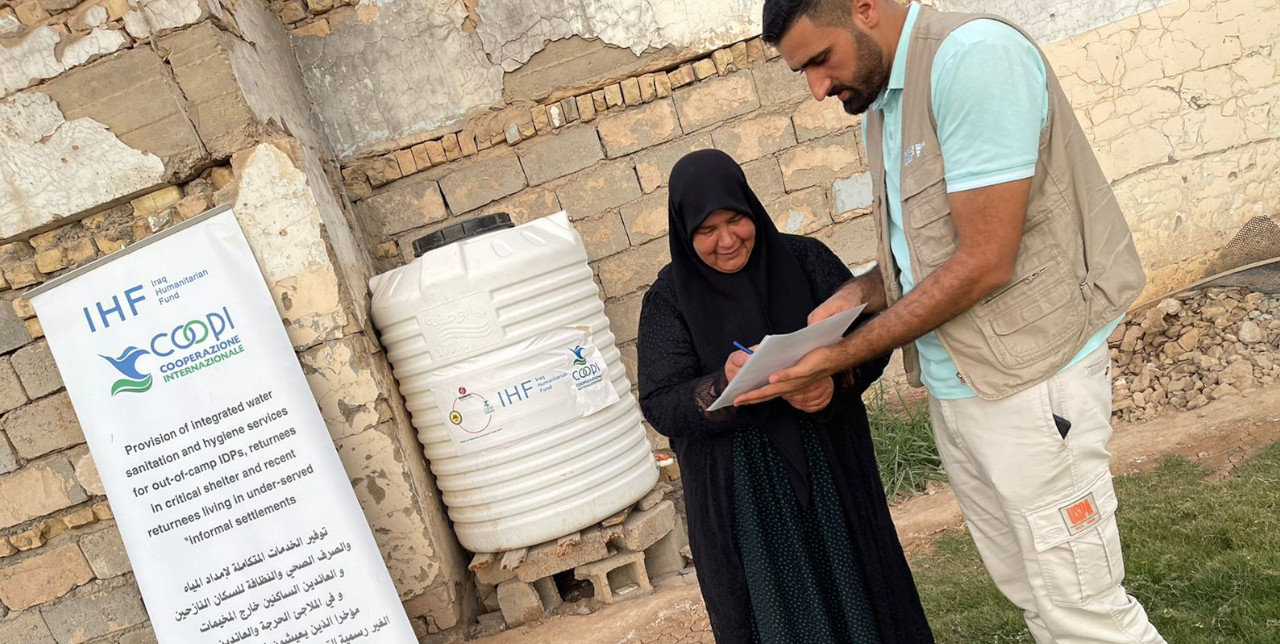 Iraq. Shaimaa: 'With the water tank I am no longer afraid of getting sick' 