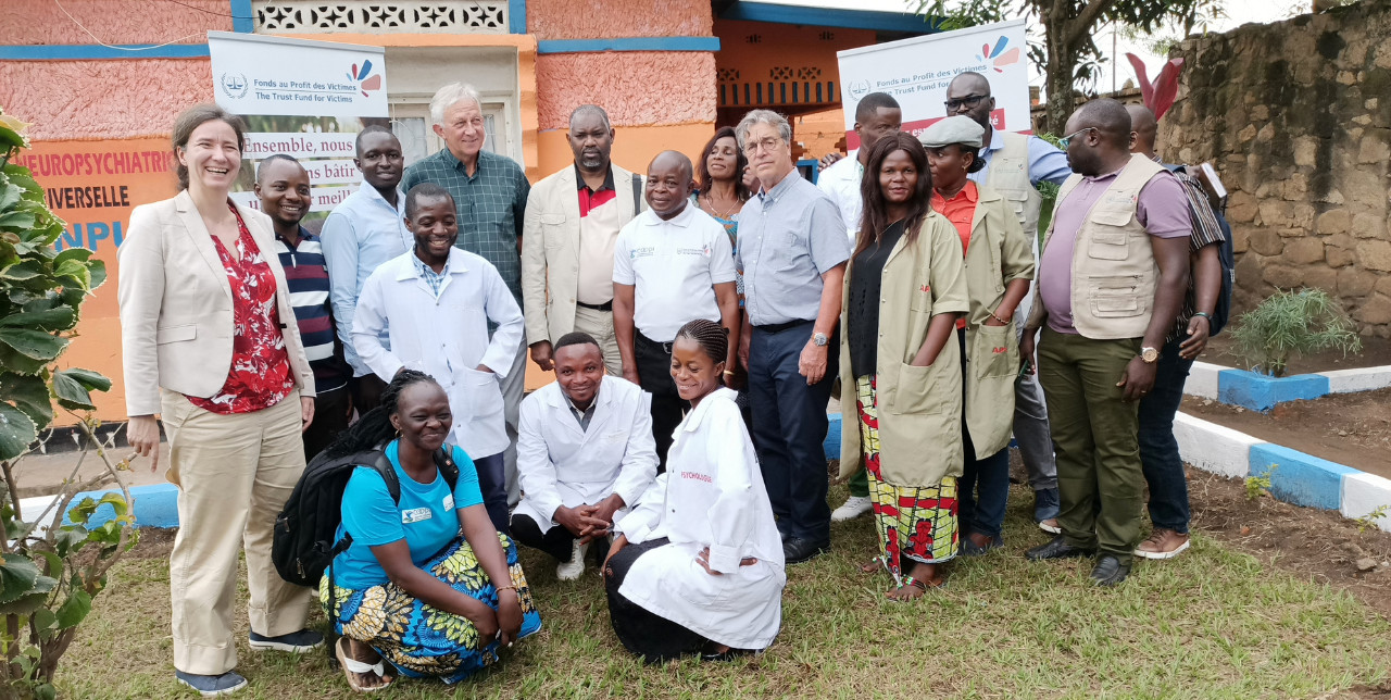 RDC. Official visit of the donors of the Trust Fund for Victims
