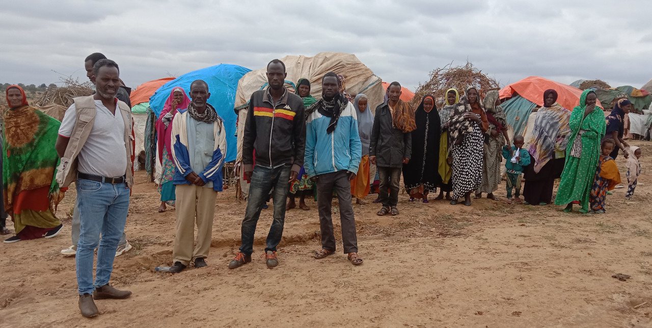 Ethiopia. Hawey, fled from the conflict, feels safe now in the Mersha camp