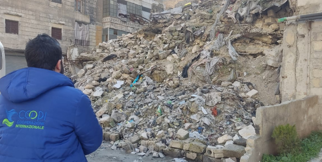 Terremoto in Siria. COOPI fornisce i primi aiuti a 400 famiglie