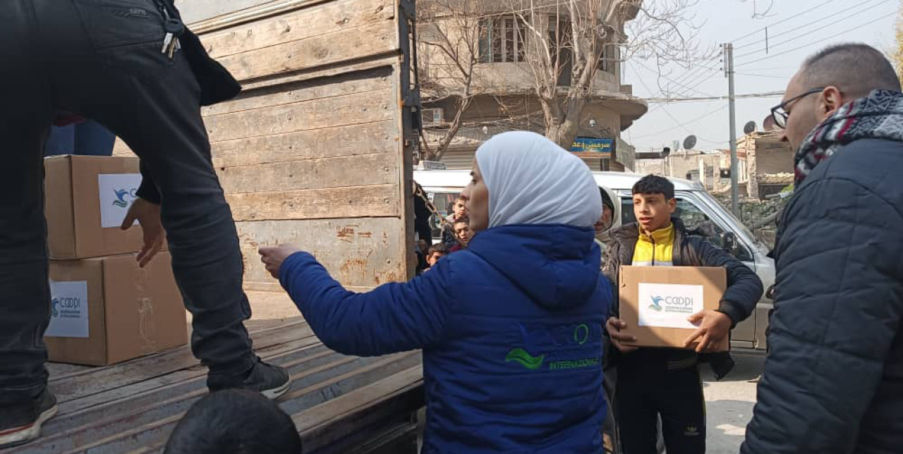 Emergenza terremoto in Siria. COOPI ad Aleppo ha aiutato finora 4.500 sfollati. Ma per fare di più, ha bisogno di donazioni