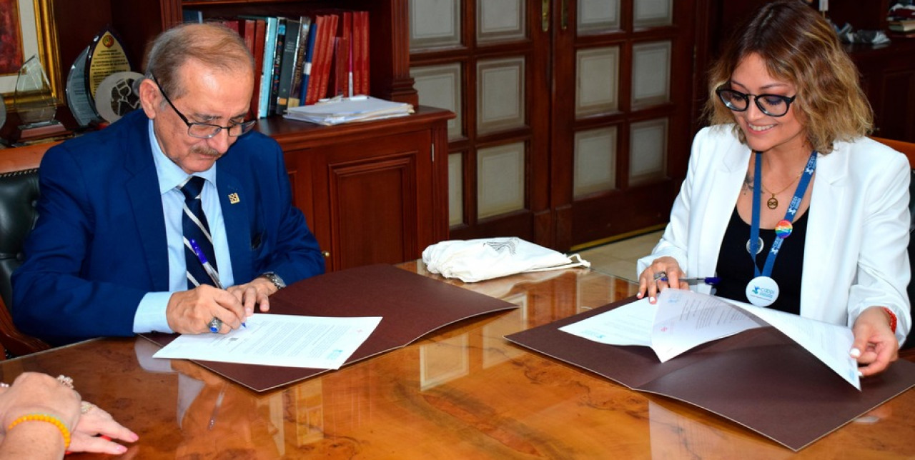 Ecuador. COOPI firma un convenio junto a la la Universidad Católica Santiago de Guayaquil para fomentar el desarrollo y el bienestar en las personas vulnerables