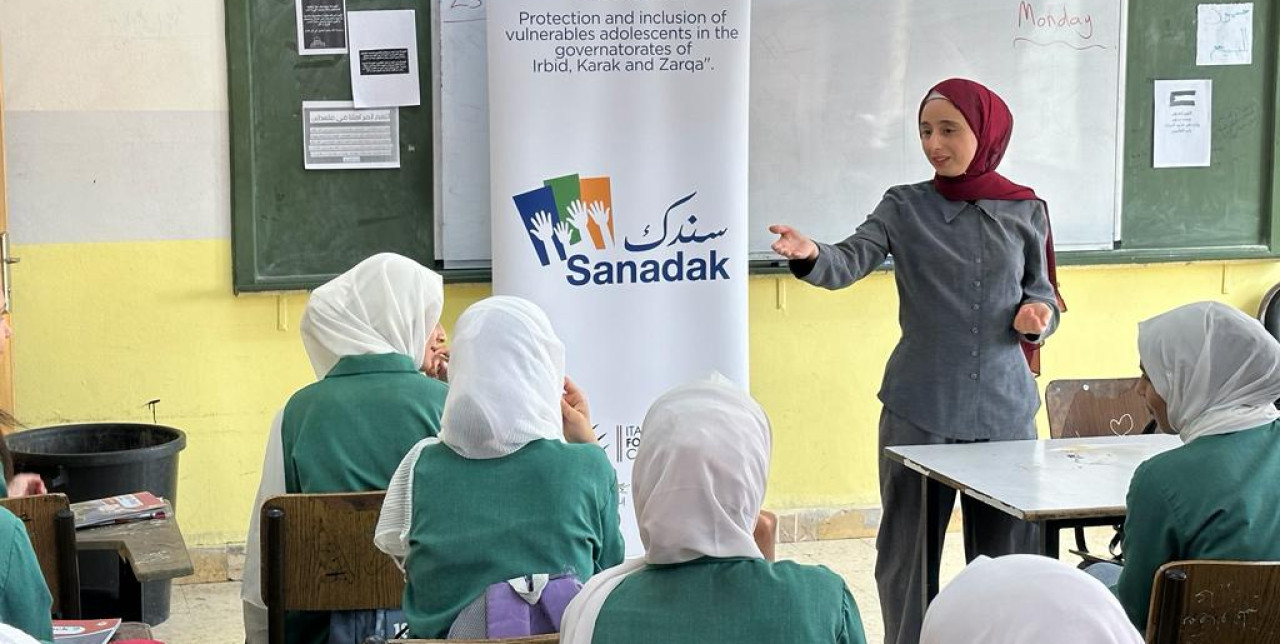 Jordan. Hiba and Ahmed return to school with AICS