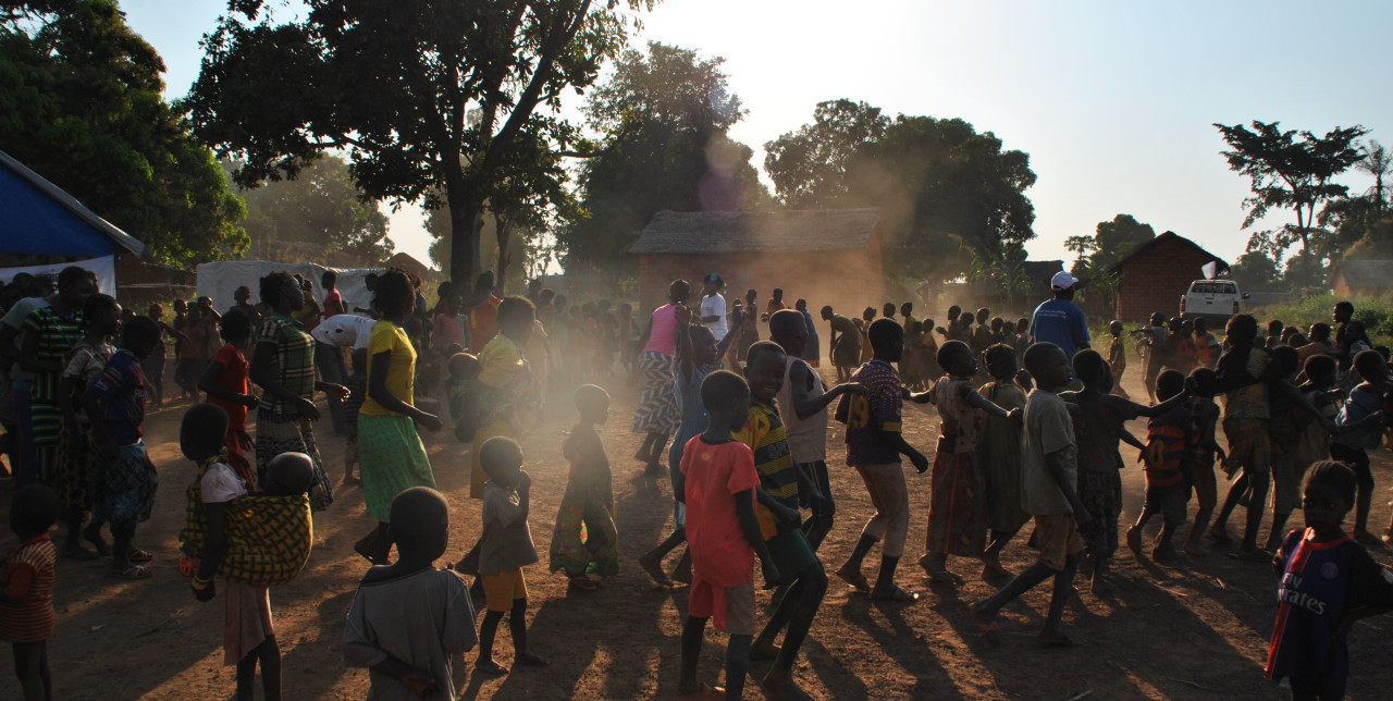 CAR. Enthusiastic to learn: children, displaced by war, go back to school