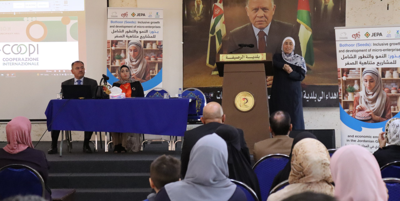 Jordan. COOPI supports business formalization through inclusive legal awareness sessions under the Bothoor project