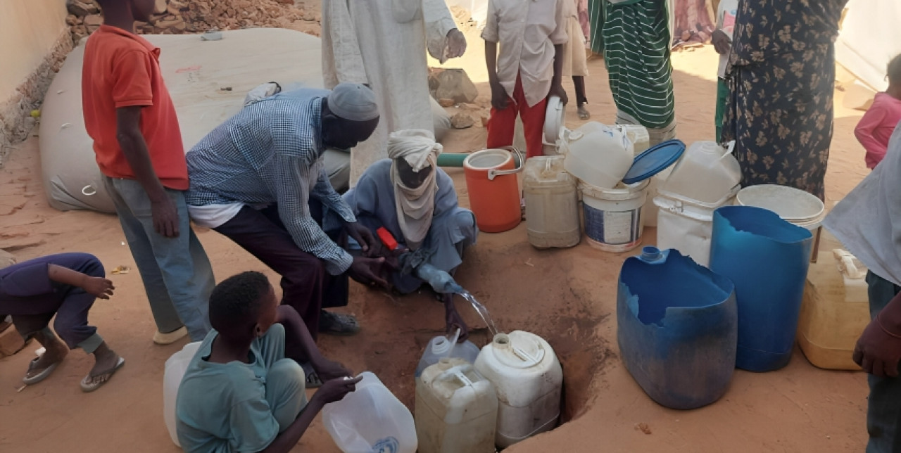 North Sudan. Water relief reaches 9,000 displaced from Zamzam