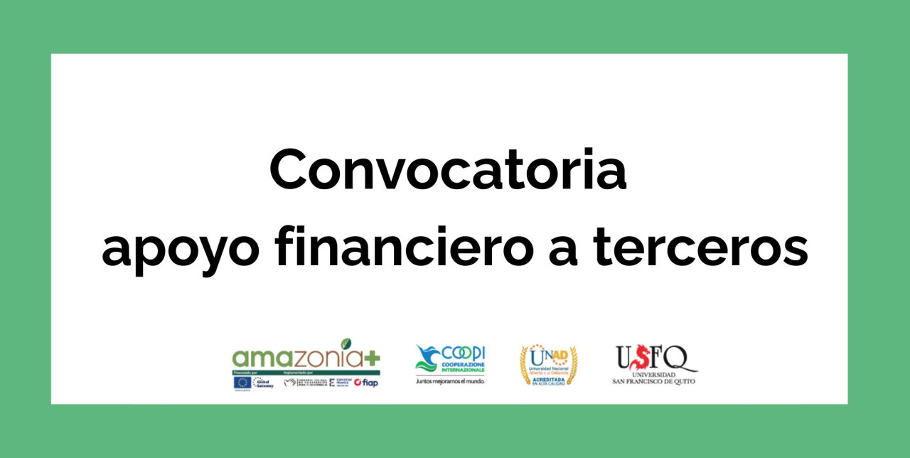 Amazzonia. Bando per il sostegno finanziario a terzi