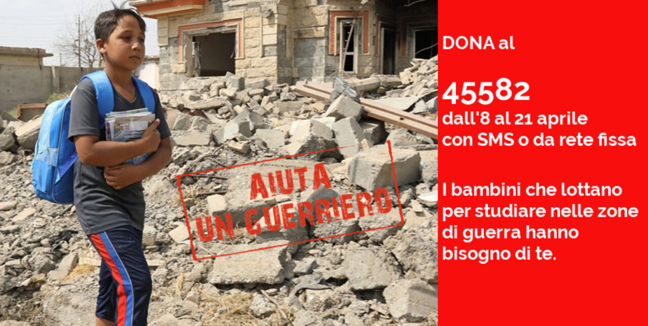 Dall'8 al 21 aprile invia un SMS al 45582