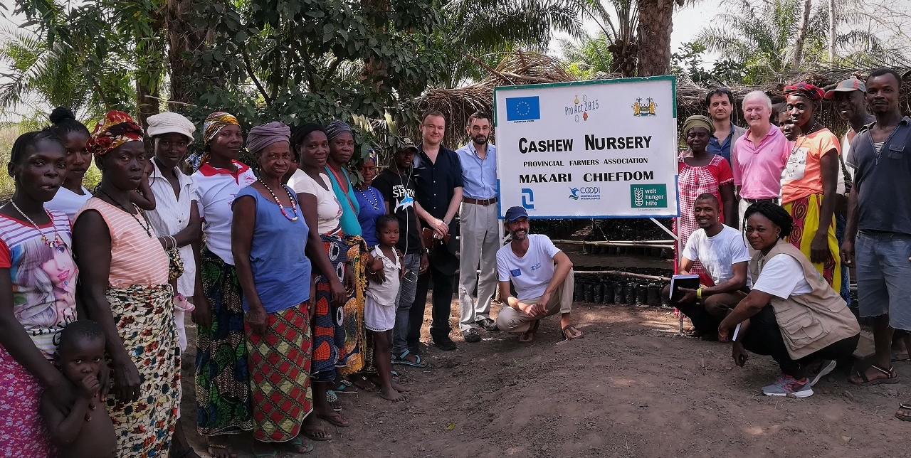 Sierra Leone: visiting members of the British Parliament