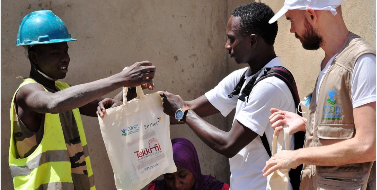 Covid-19. In Gambia, awareness-raising and prevention for the beneficiaries