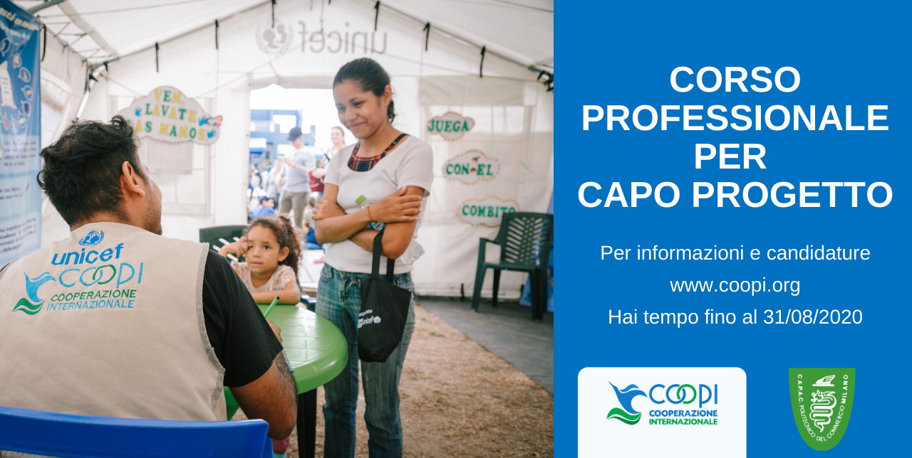 Vuoi diventare Capo progetto nella cooperazione internazionale?