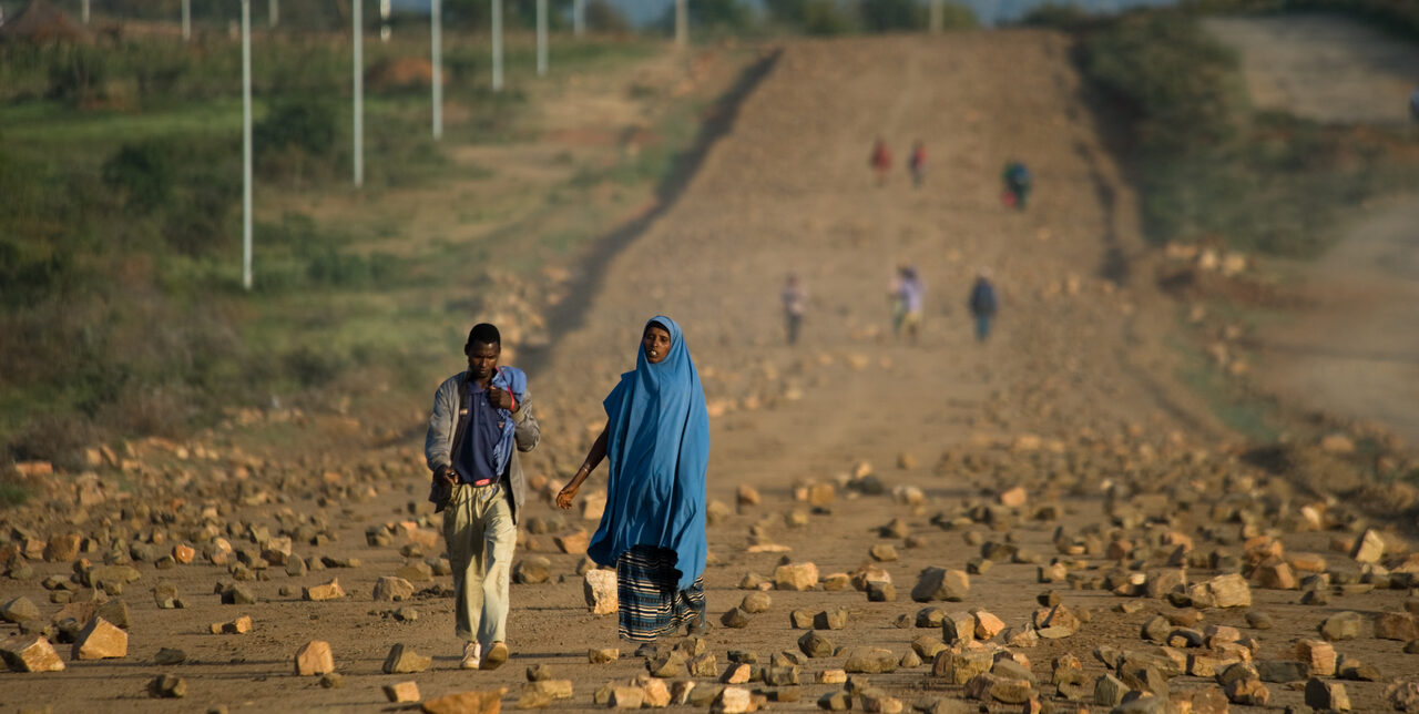 Ethiopia. Less than 18 years old and seeking his fortune