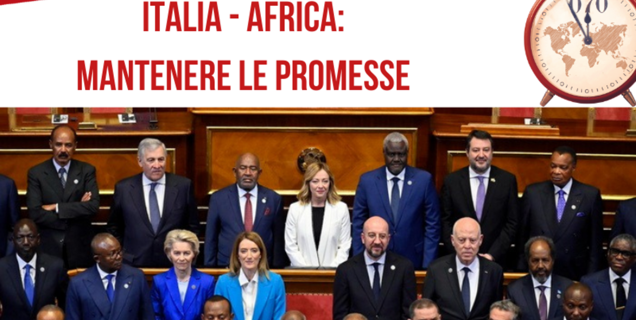 Italy-Africa conference: civil society calls for promises to be kept.