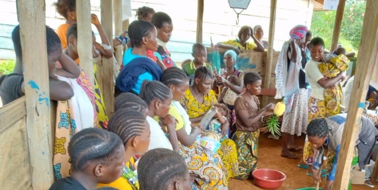 Malnutrition in the Democratic Republic of Congo. Kalima survived