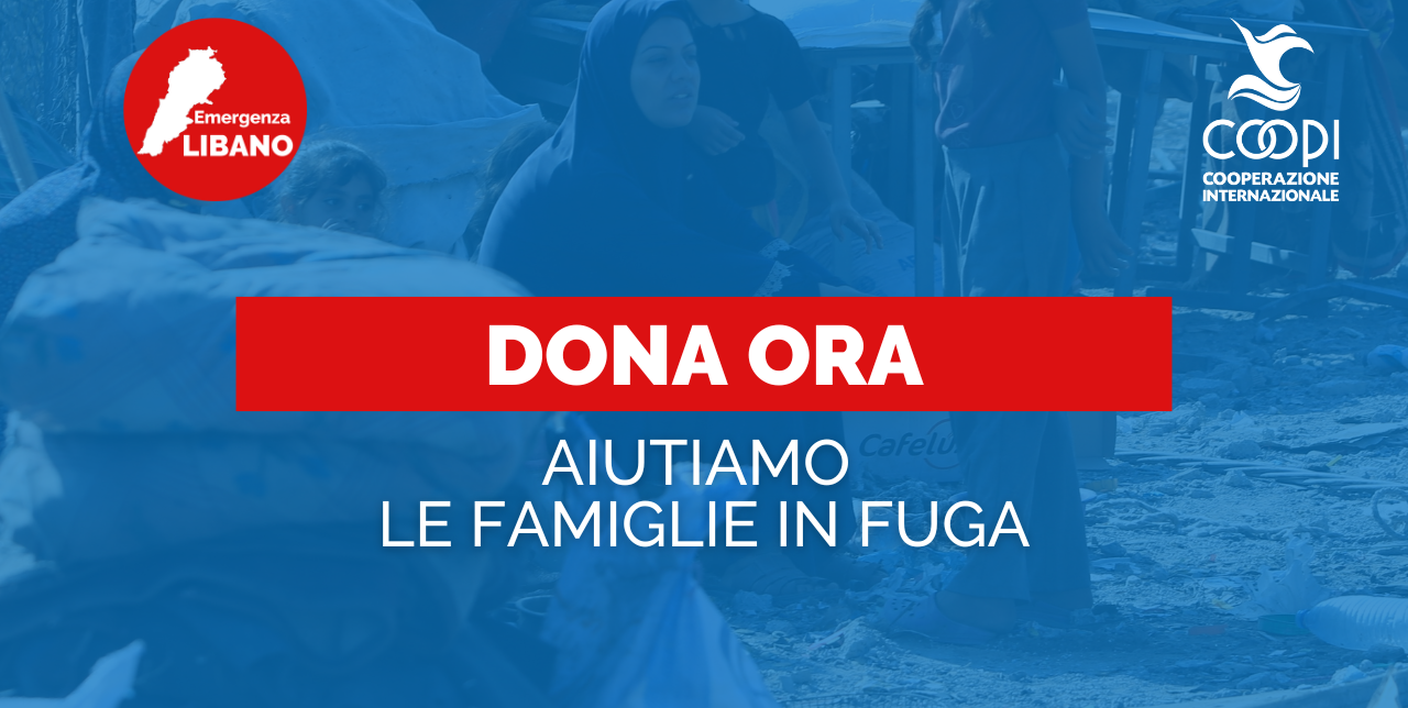 Emergenza in Libano: COOPI rinnova l'appello per soccorrere le vittime del conflitto