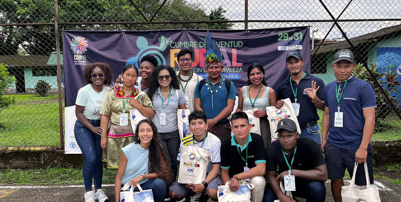 COOPI Latinoamérica y el Caribe participó en la Cumbre 'Juventud Rural en Paz con la Naturaleza' en Colombia