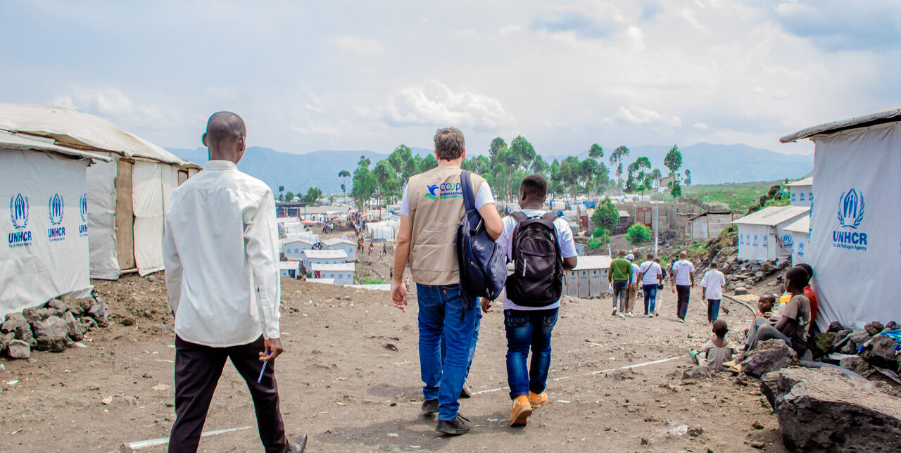 DRC. In Goma to talk about one of the world's most serious crises