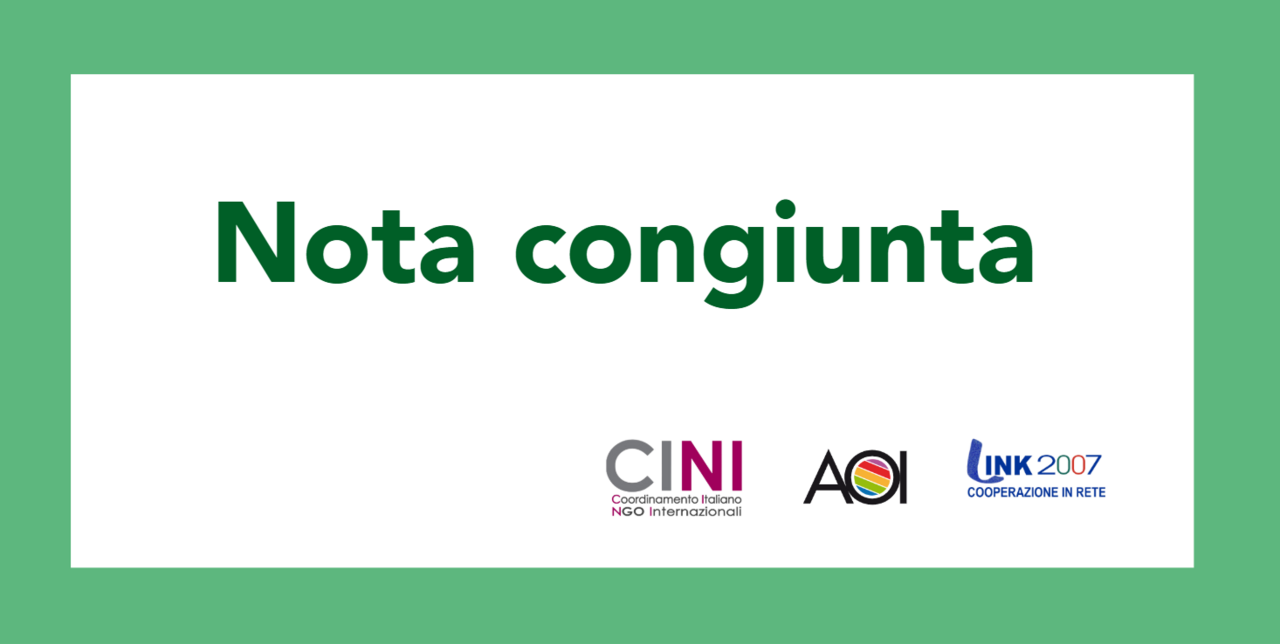 AOI, CINI e LINK2007: Preoccupazione per la situazione di Alberto Trentini