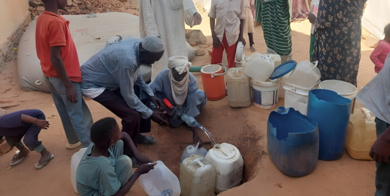 North Sudan. Water relief reaches 9,000 displaced from Zamzam