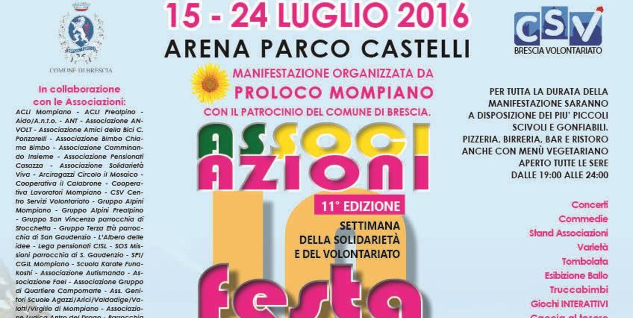 Associazioni in Festa XI edizione