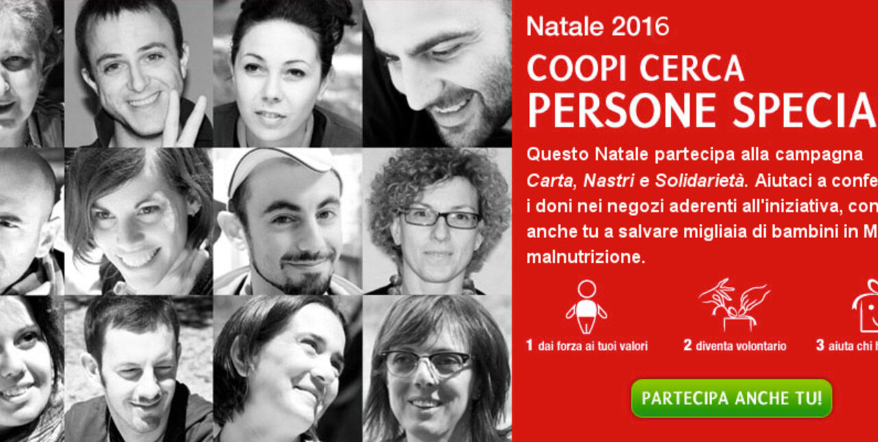 COOPI cerca coordinatori banchetto per Natale 2016