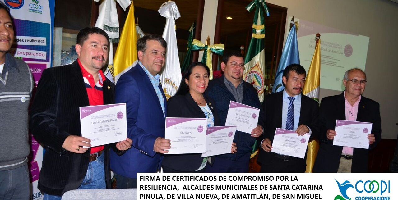 Guatemala: municipi impegnati contro i disastri
