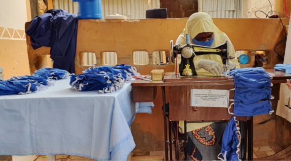 Covid-19. In Nigeria, face mask production enhance community resilience