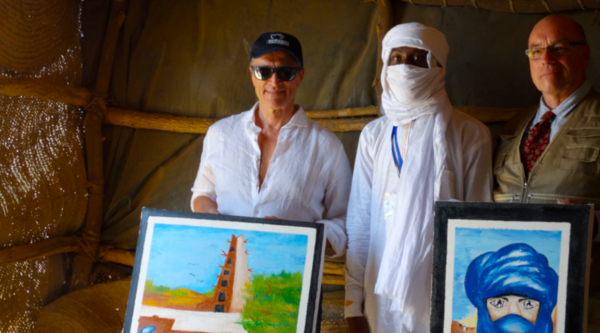 Niger. La visite de l'Union Européenne et de la Coopération Italienne