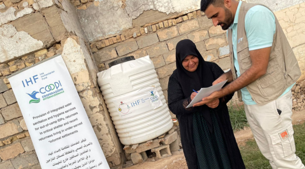 Iraq. Shaimaa: 'With the water tank I am no longer afraid of getting sick'