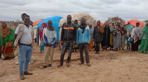 Ethiopia. Hawey, fled from the conflict, feels safe now in the Mersha camp