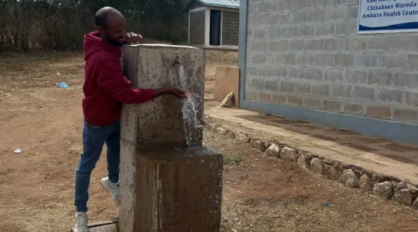 Ethiopia. 91,000 litres of water secured with the European Union in Ambaro