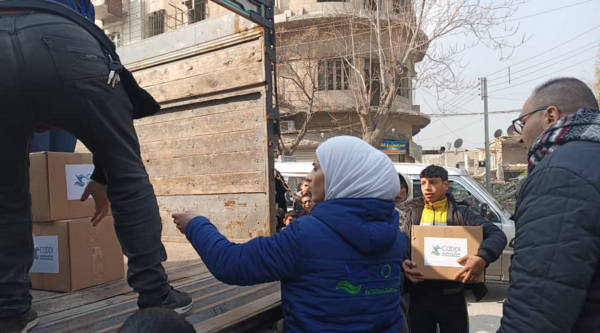 Emergenza terremoto in Siria. COOPI ad Aleppo ha aiutato finora 4.500 sfollati. Ma per fare di più, ha bisogno di donazioni