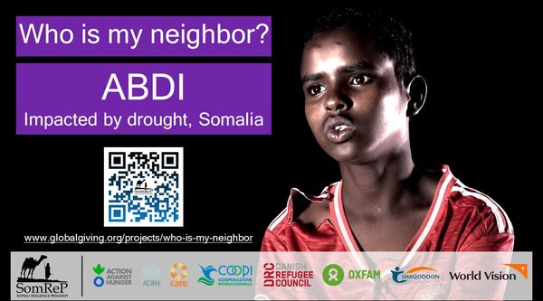 Somalia. "Who is my neighbour?" SomRep's campaign against drought