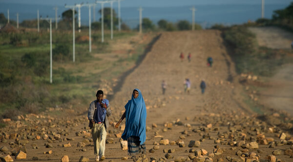 Ethiopia. Less than 18 years old and seeking his fortune