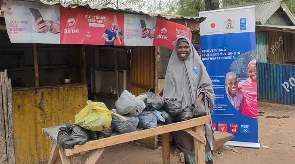 Nigeria. "With UNDP and COOPI, fortune has graced me", smiles Hauwa