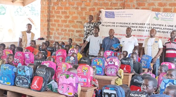 RCA. ECHO en visite pour soutenir l’éducation des enfants touchés par les conflits