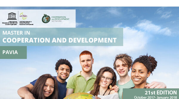 Iscrizioni Master Cooperation and Development