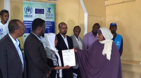 Somali refugees return home and achieve vocational certificate