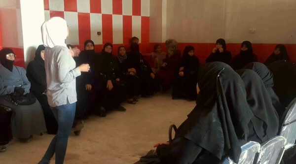 Assistenza umanitaria nei centri comunitari alla popolazione di Aleppo Est